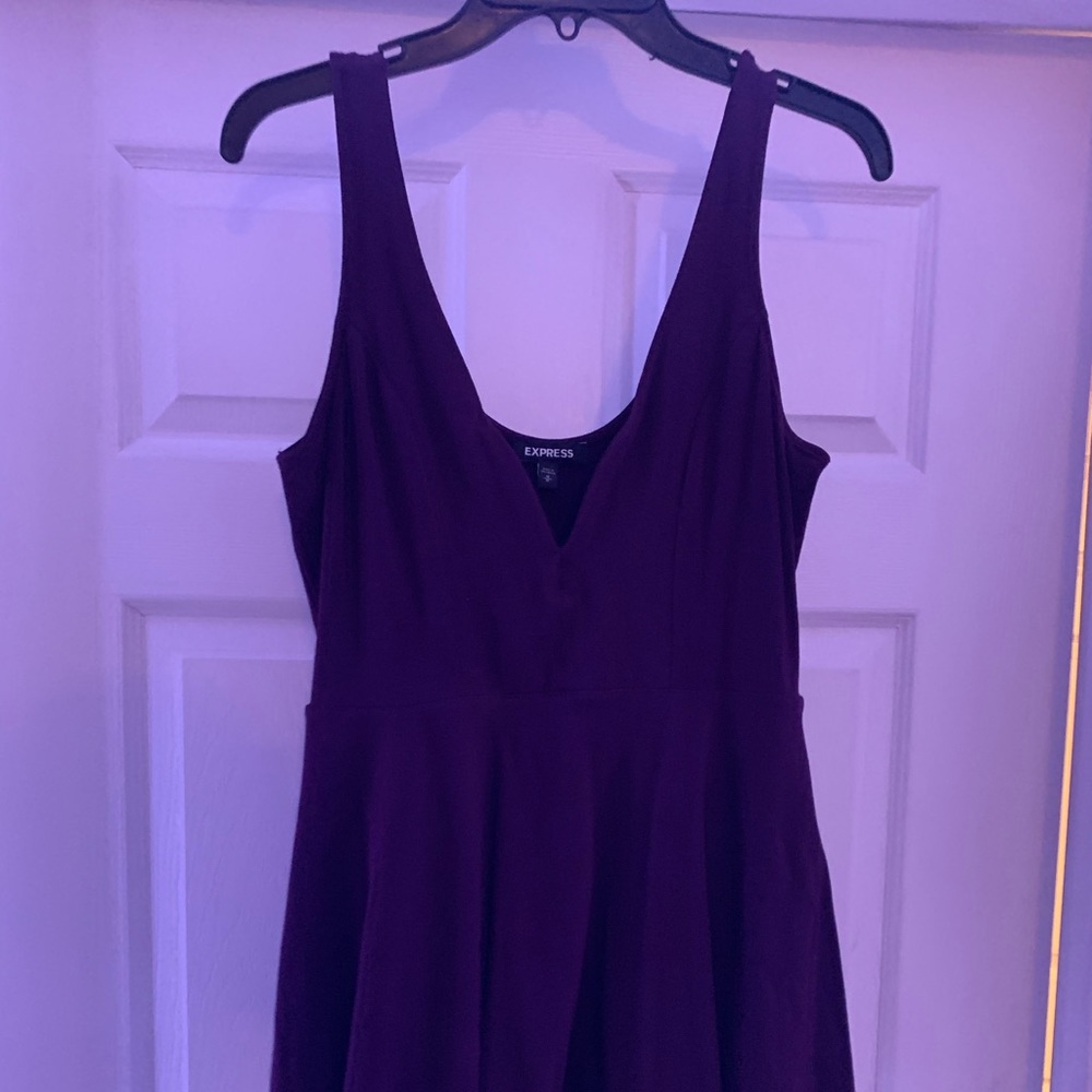 Express Plum Mini Dress